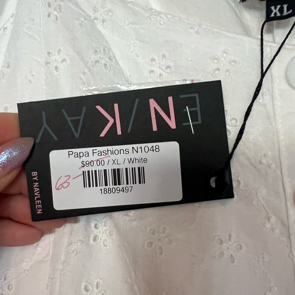 NWT EN/KAY White Dress - Picture 6 of 8